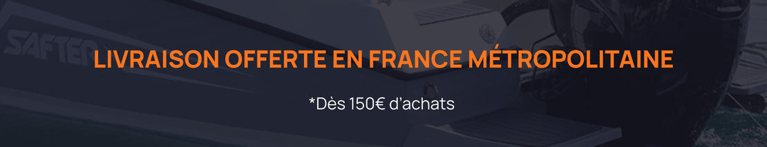 Livraison offerte dès 150 euros d'achats TTC en France (continent)